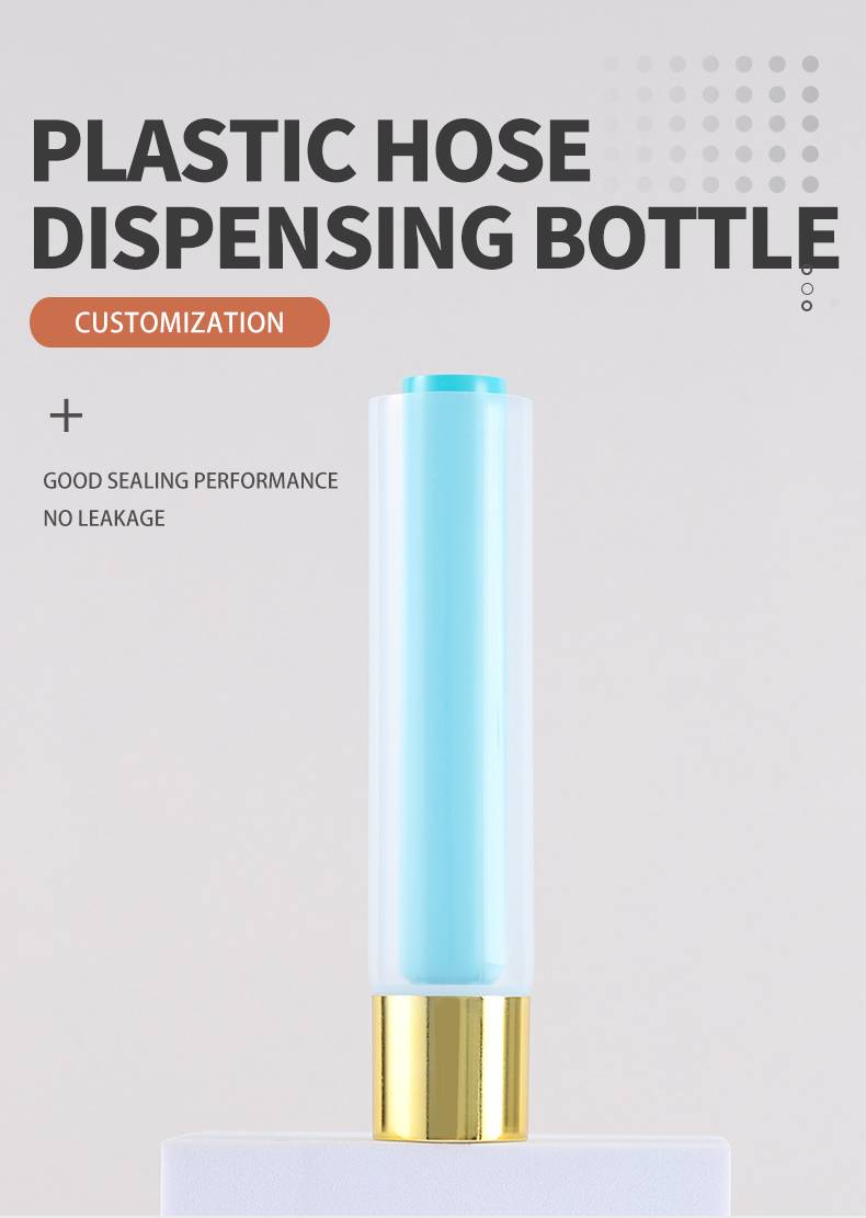 Double outlet cosmetic tubes with mother and child tubes
