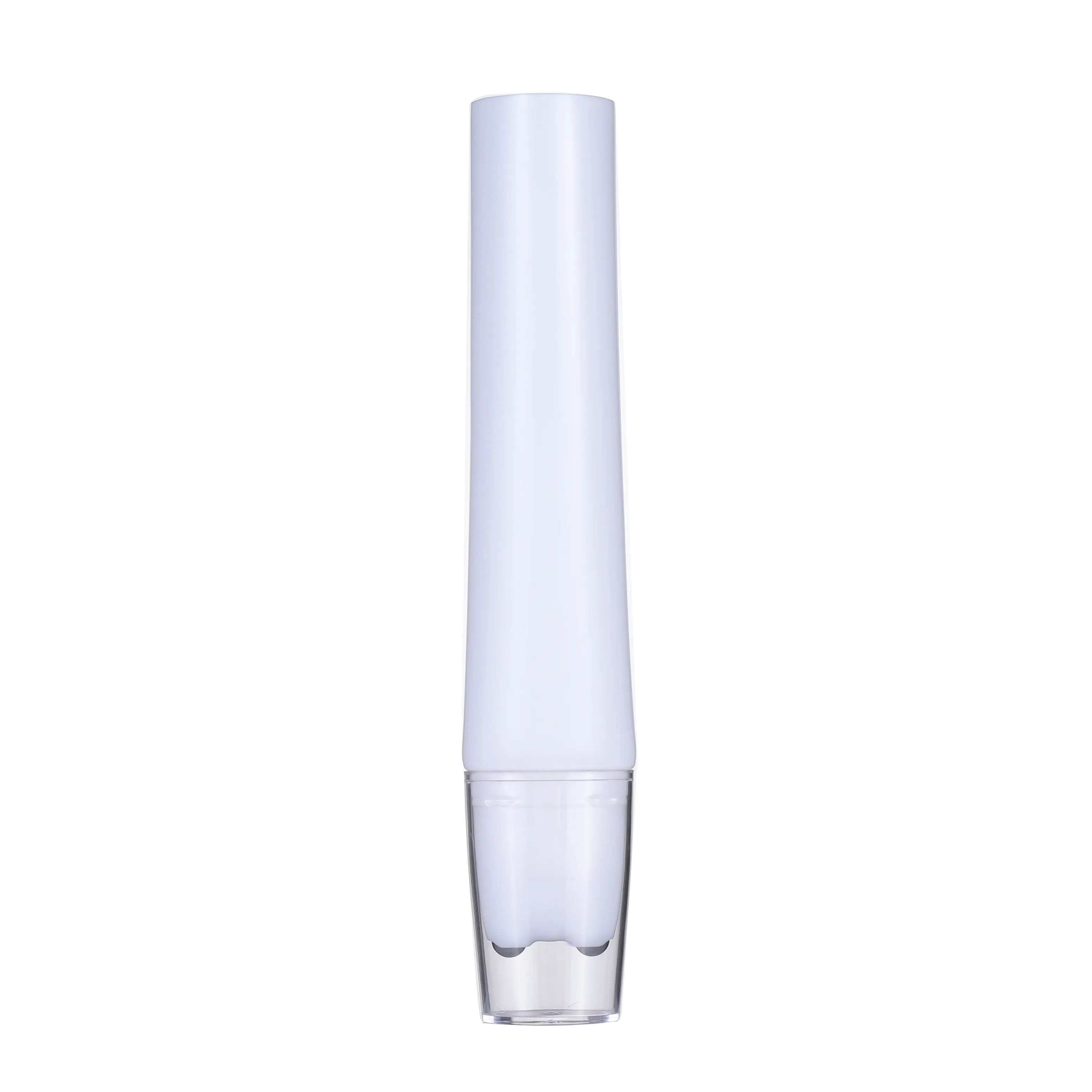 Yellow double-wall PP plastic drinking cup