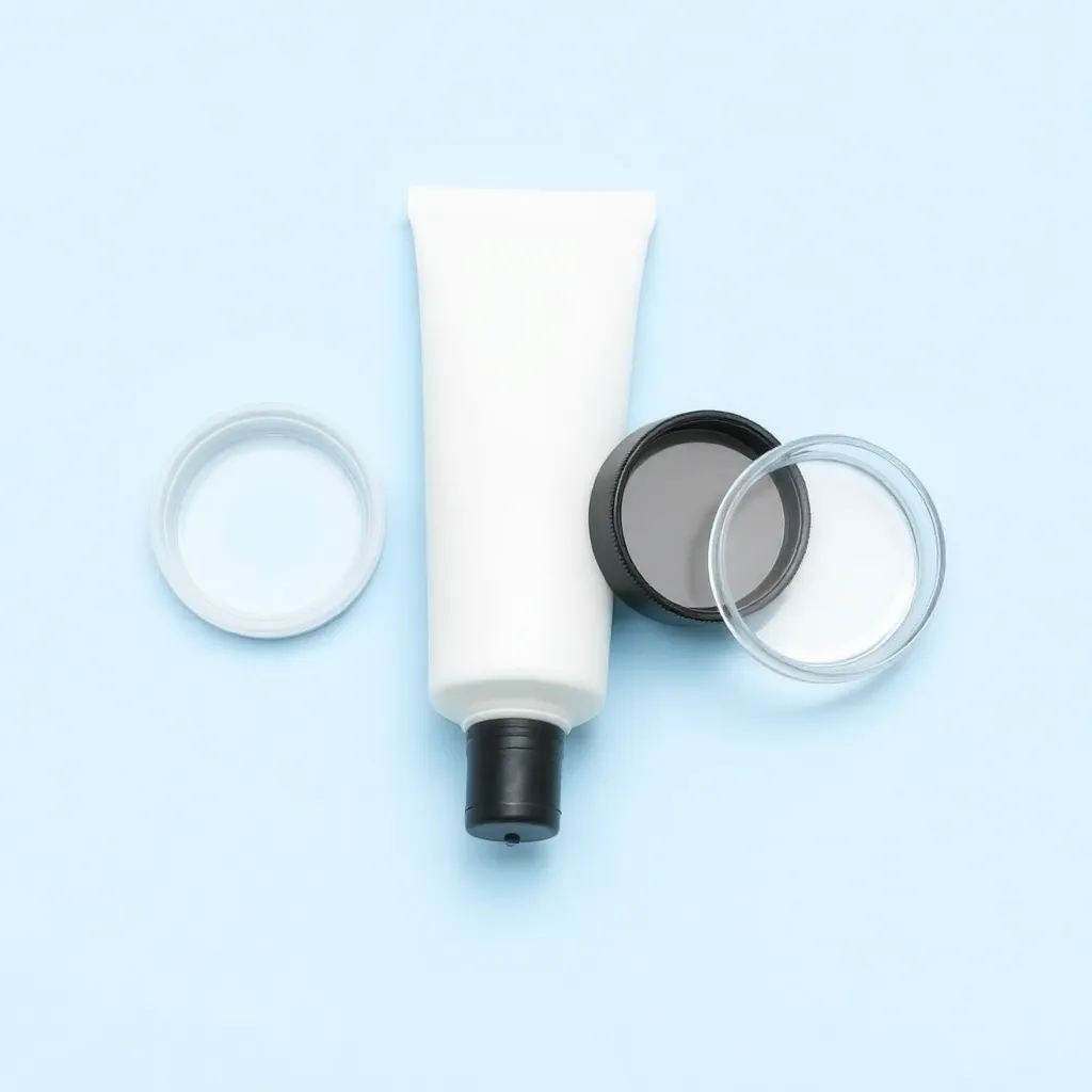 Elegant PP plastic bottle for cosmetics